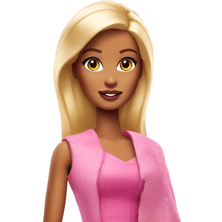 Barbie giving a side eye emoji