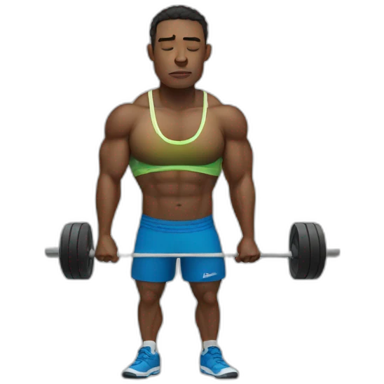 tired athlete sweats emoji