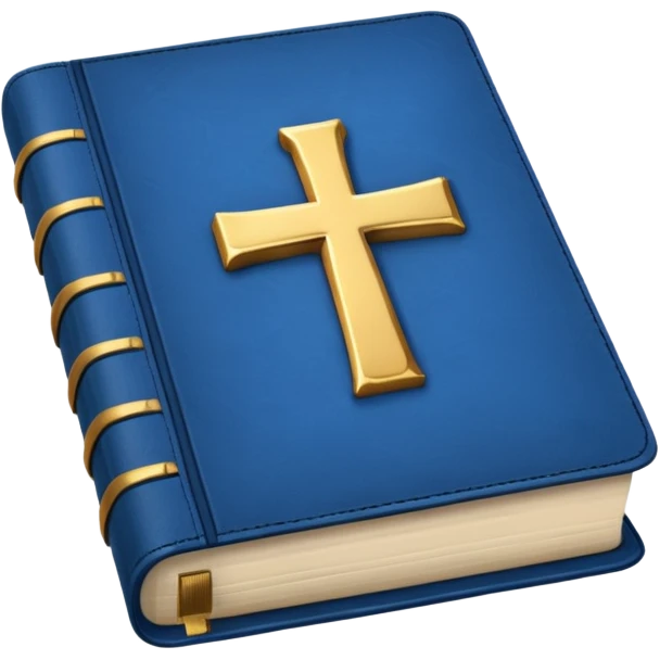 blue bible emoji