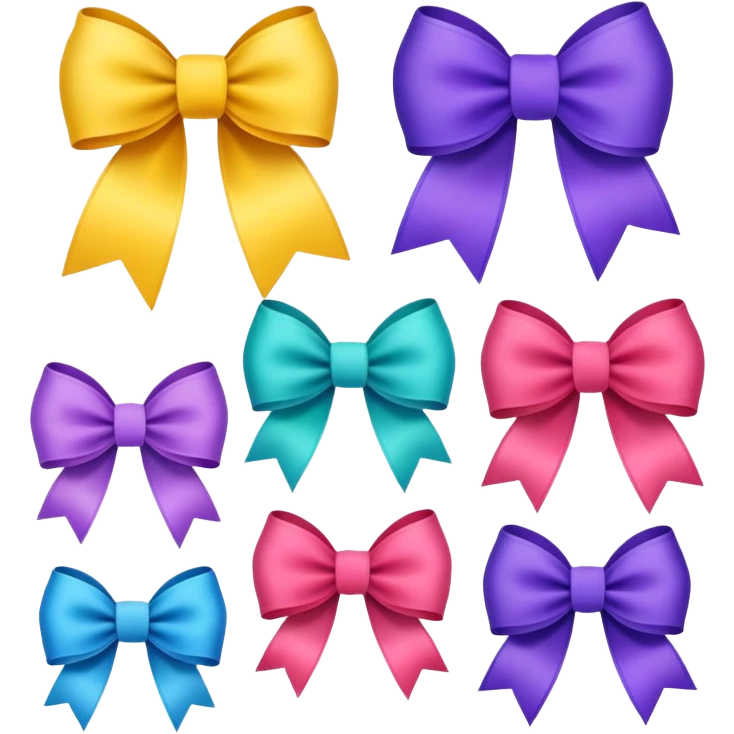 Laços e coisas fofas emoji