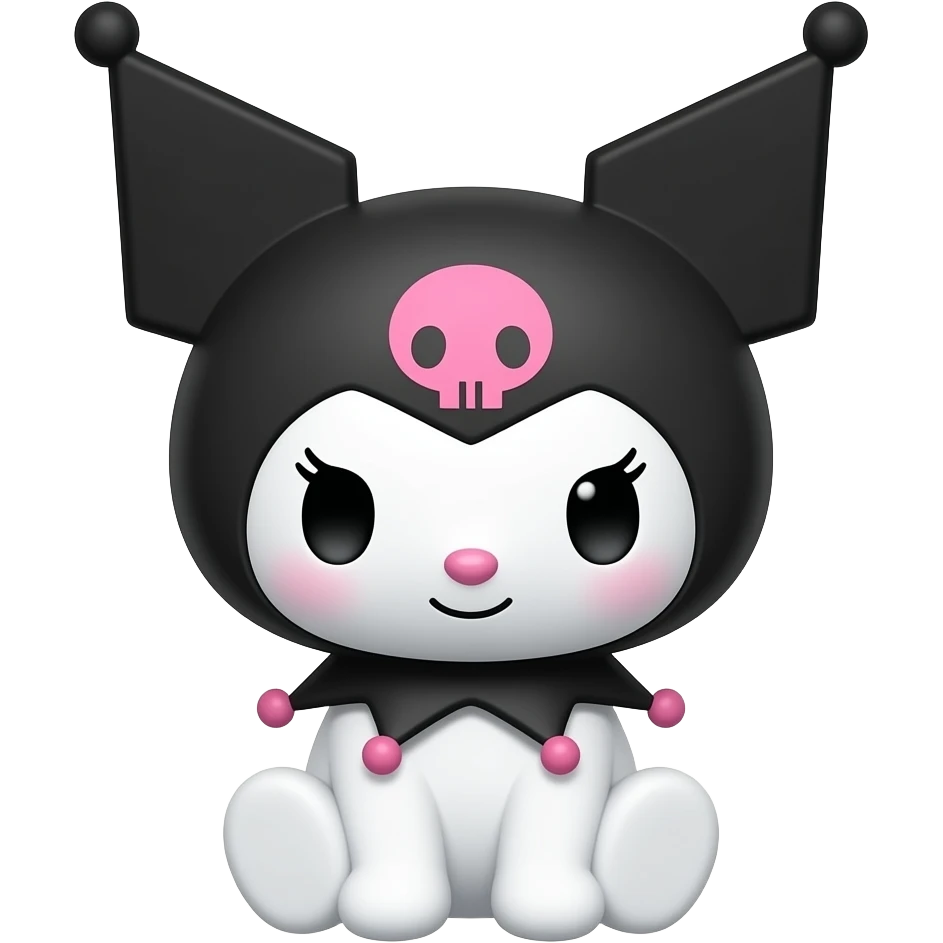 kuromi looking emoji