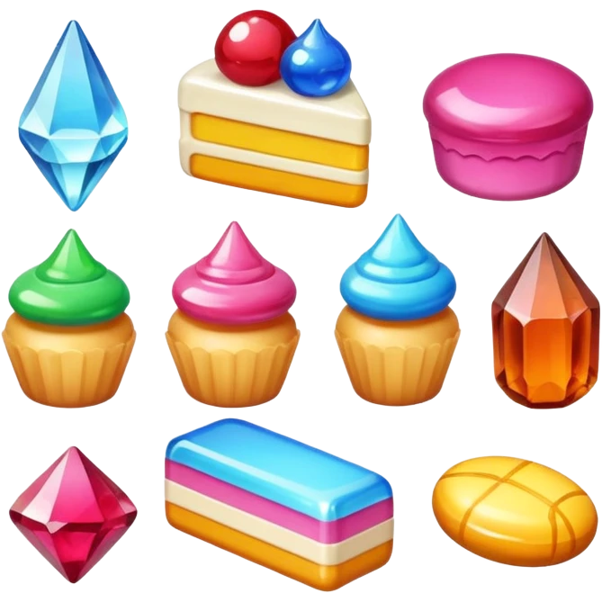 crystal clear sweets emoji