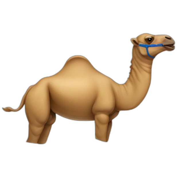 swimming camel emoji