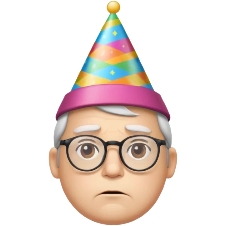 😔+🤓 con copete emoji