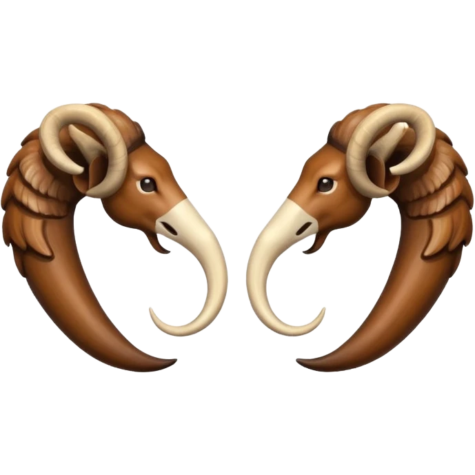 a pair of ram horns emoji
