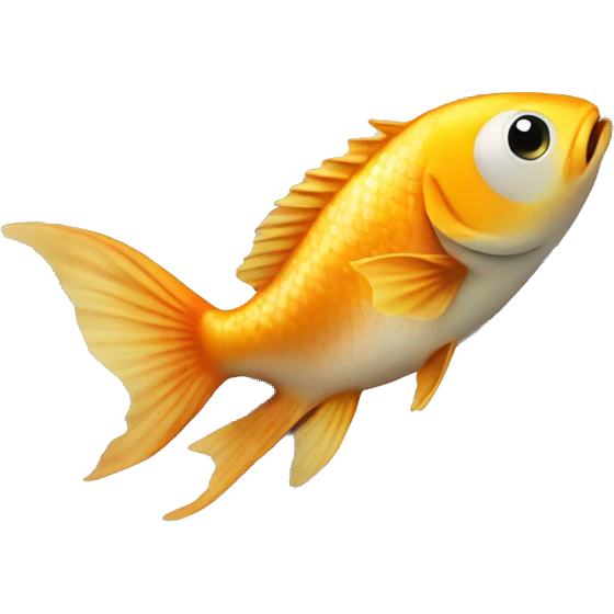Fish climbing a ladder emoji