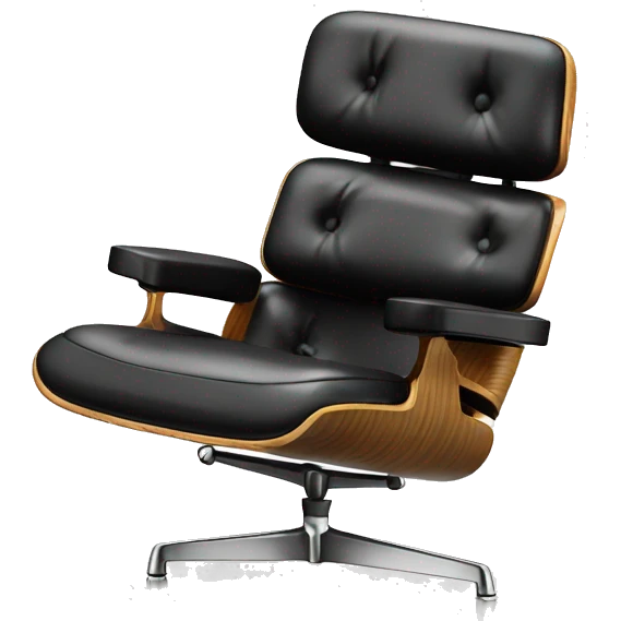 eames soft pad chair emoji