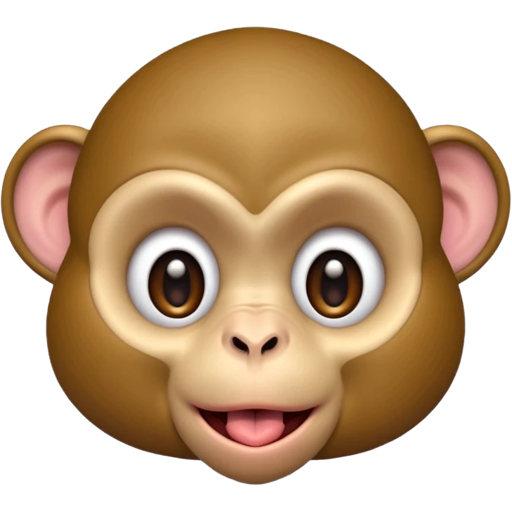 monkey sticking out tongue shy emoji