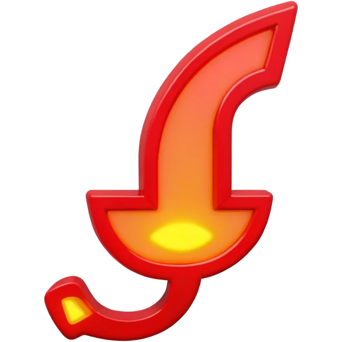 рще sign neon emoji