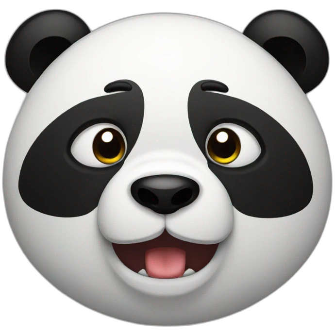 Panda cryin emoji