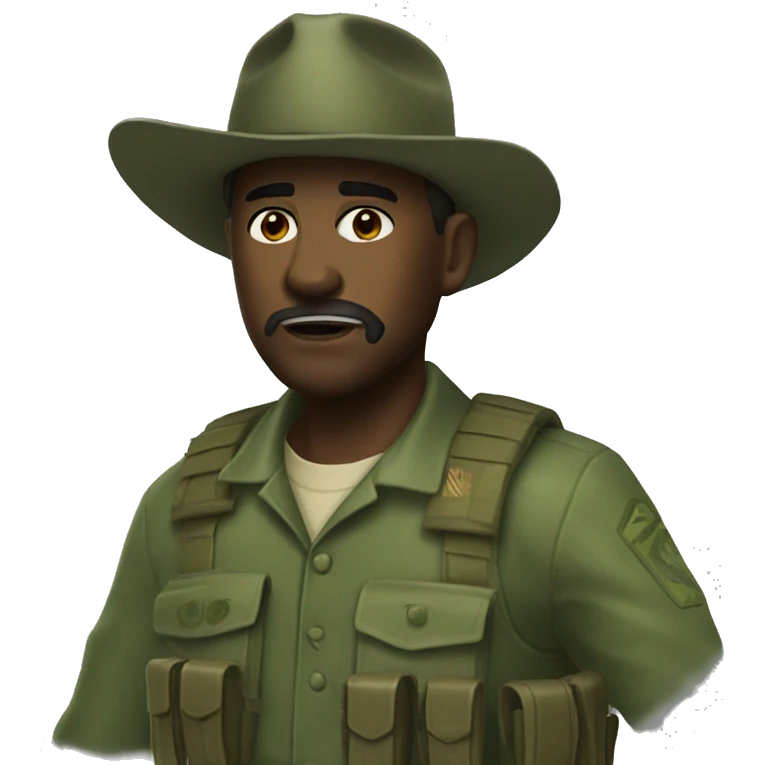 Shooting bush as in the game emoji