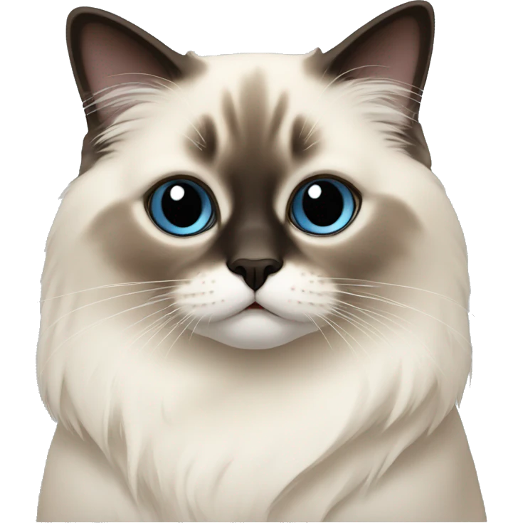 Birman cat emoji