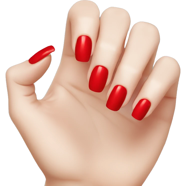 red nails emoji