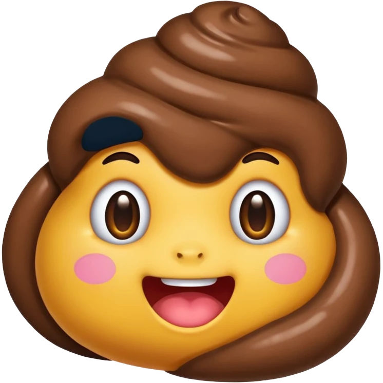 Mix poop and uwu  emoji