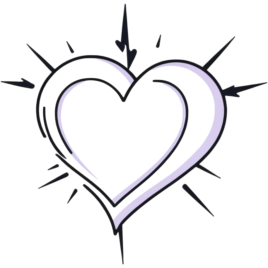 Heart with sparks emoji