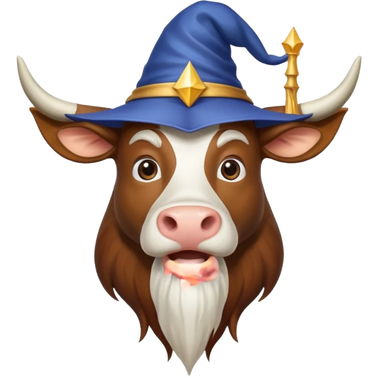 Wizard's cow  emoji