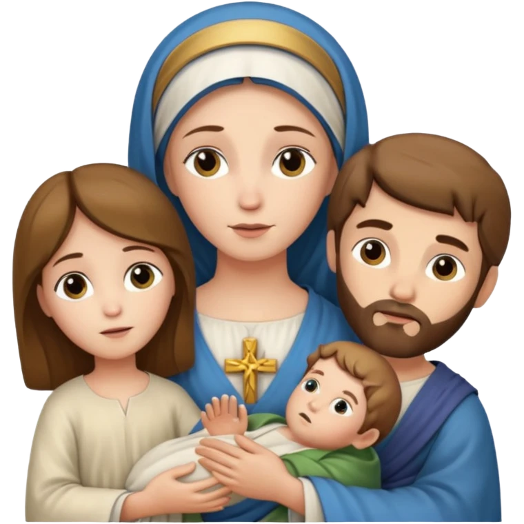 Mary And Jesus And Joseph emoji