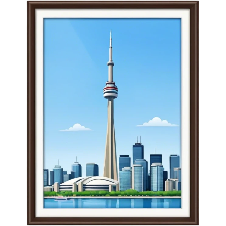 The CN tower in Toronto  emoji