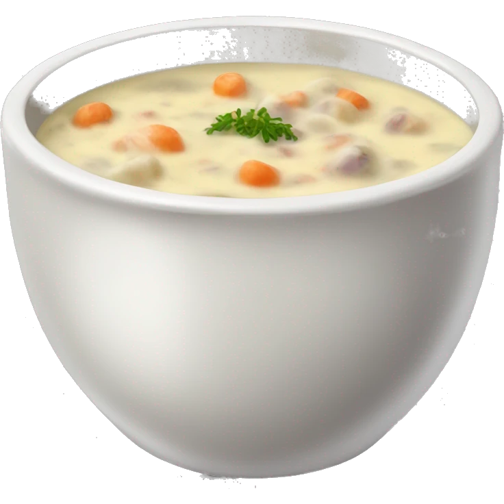 Bowl of chowder emoji