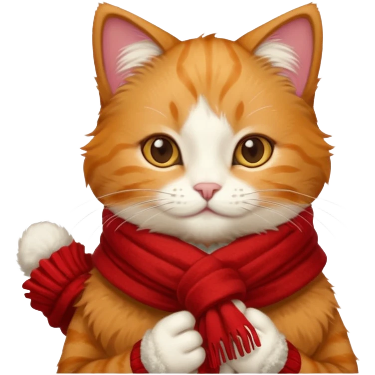 catin winter outfit emoji