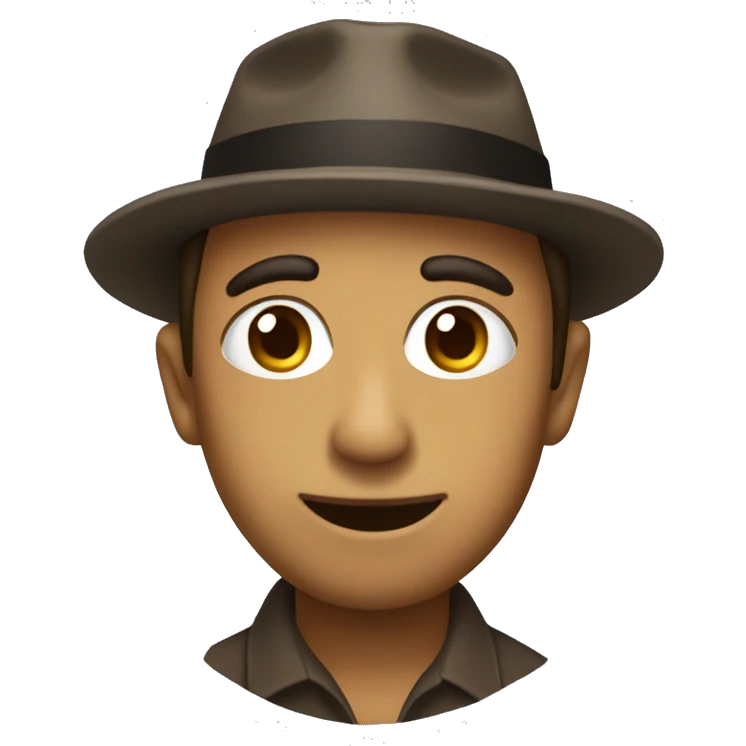 Un melocotón cansado emoji