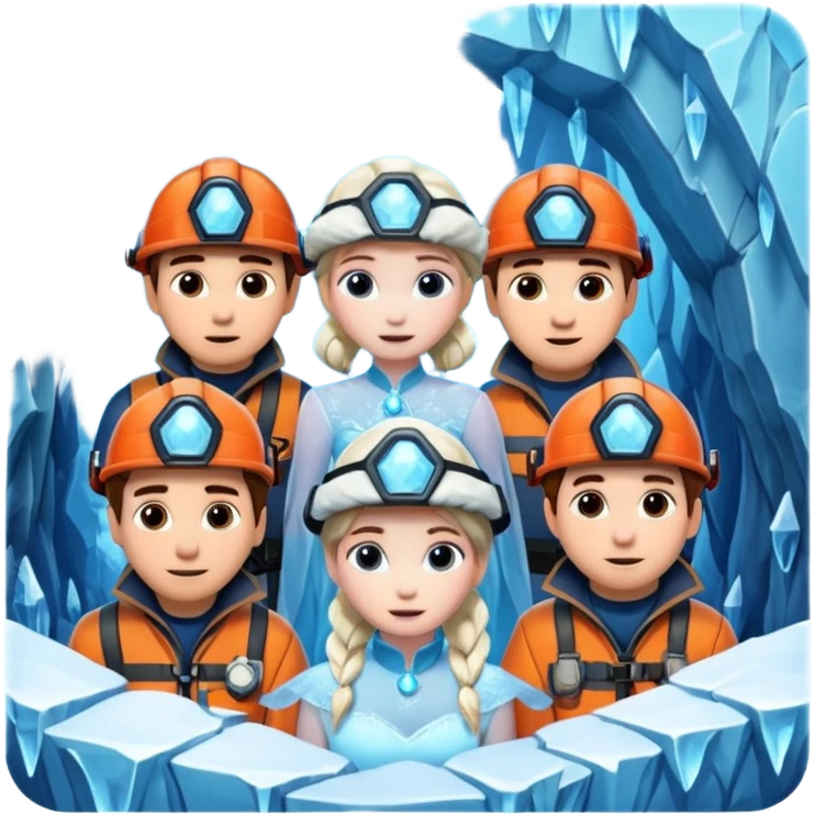 rescuers frozen in a cave emoji