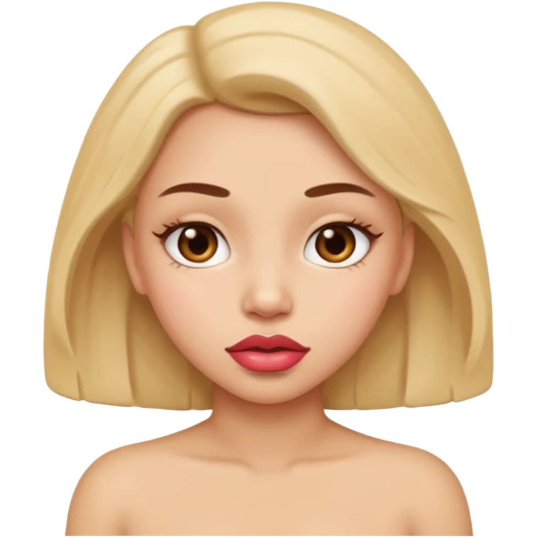 A girl vagina and anus emoji