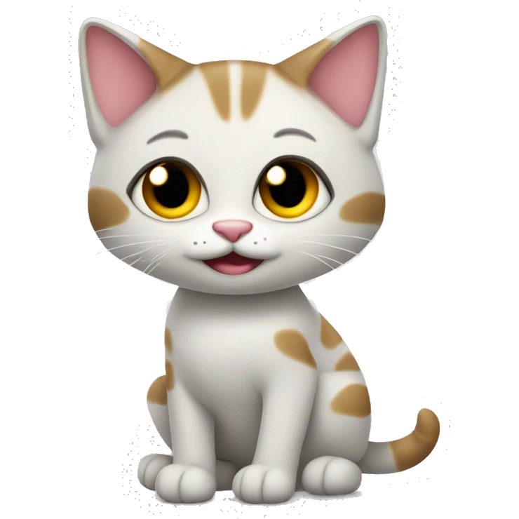 Momia gato con bendaje emoji
