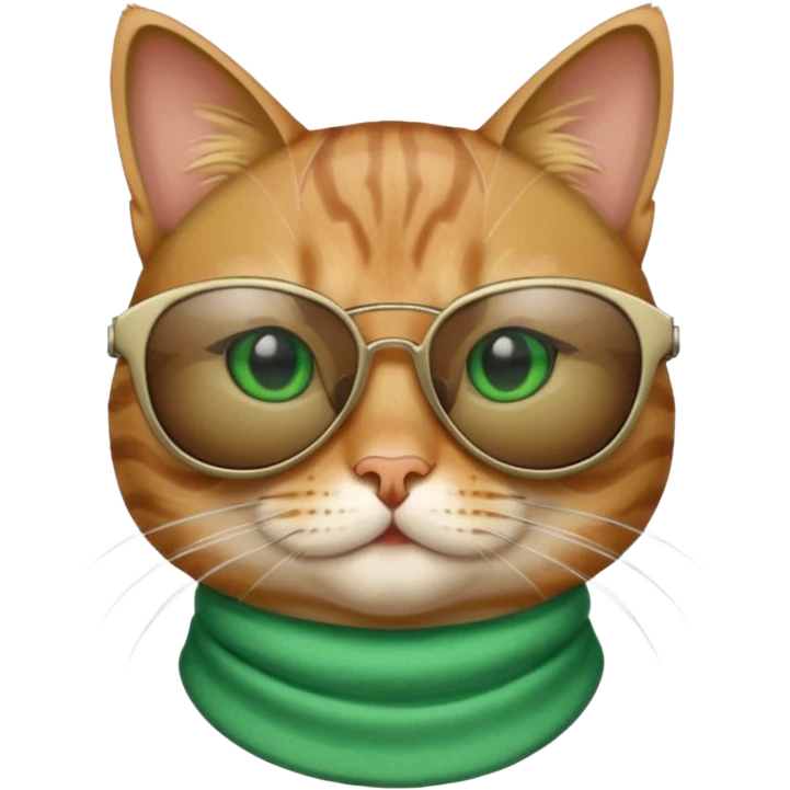 Cat wearing sunglasses emoji