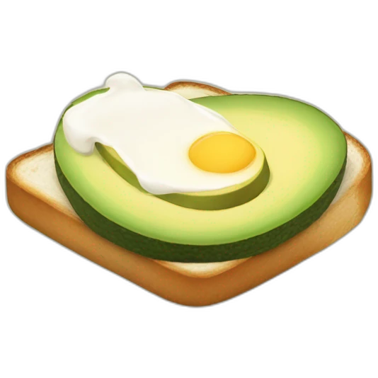 flat white and avocado toast emoji
