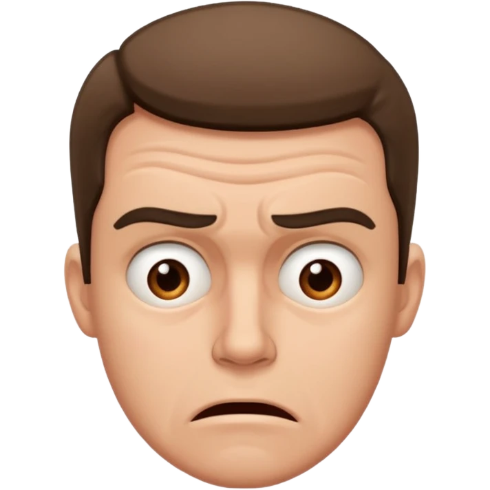 Overwhelmed man emoji