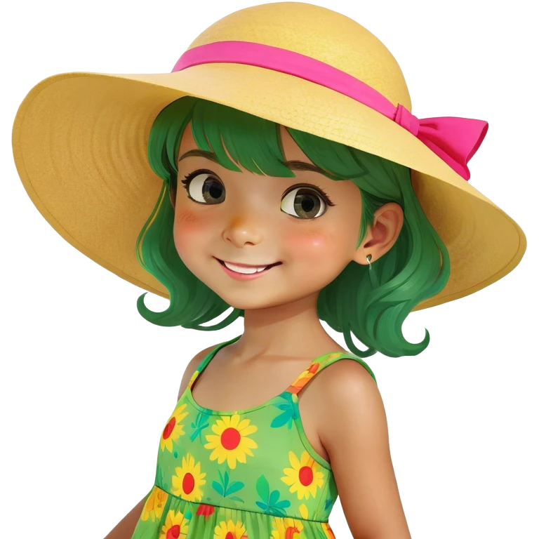 Cute girl emoji
