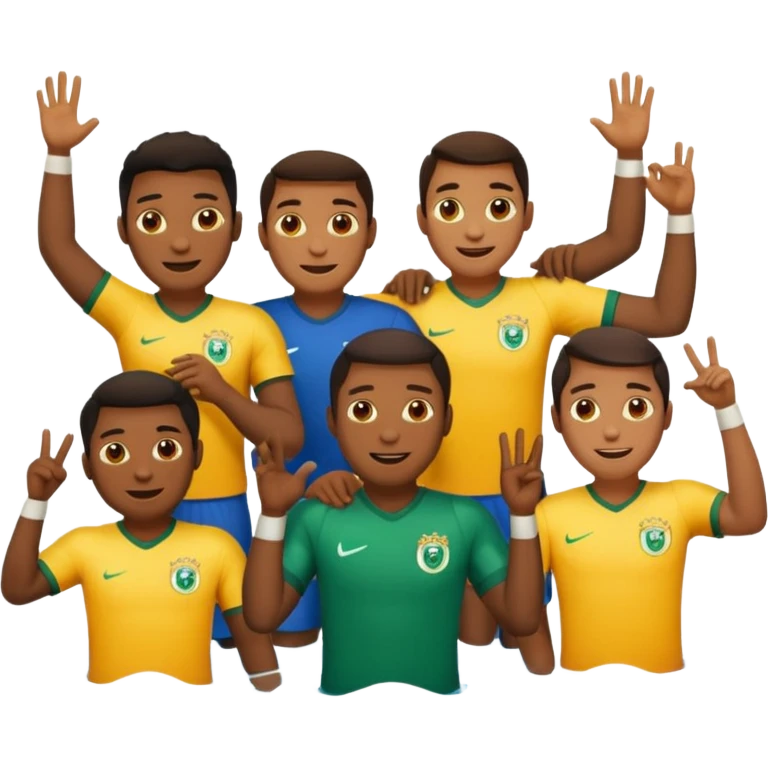 Desbravadores com lenço a Marcelo no pescoço  emoji