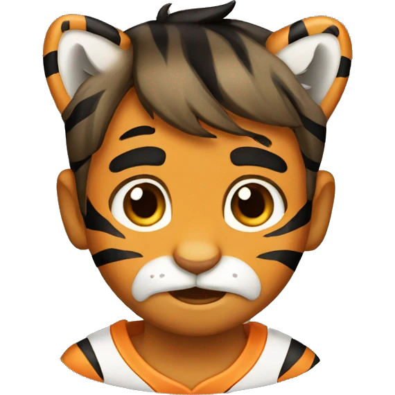 Boy tiger  emoji