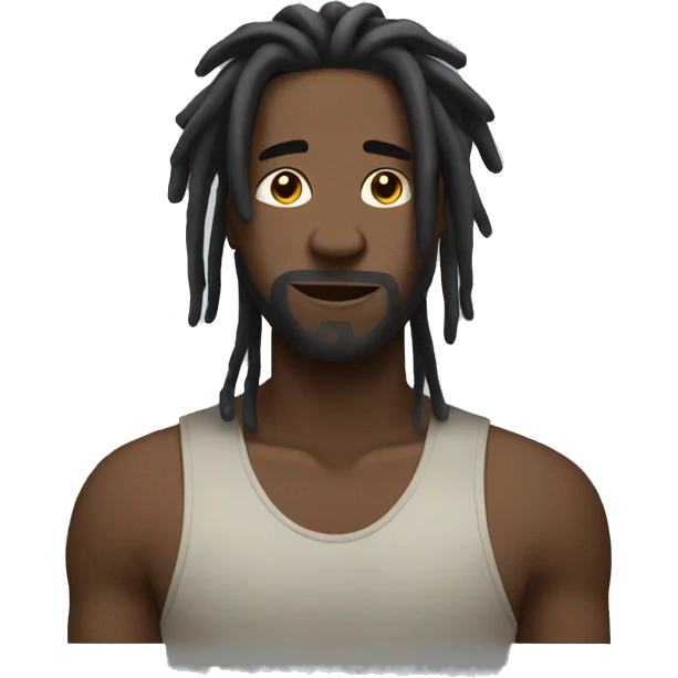 black man with dreads shaking his dreads emoji