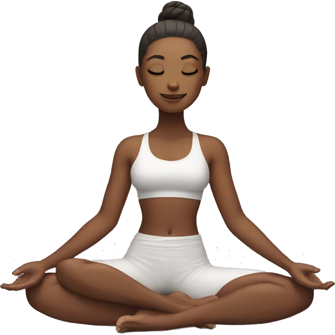 yoga girl emoji