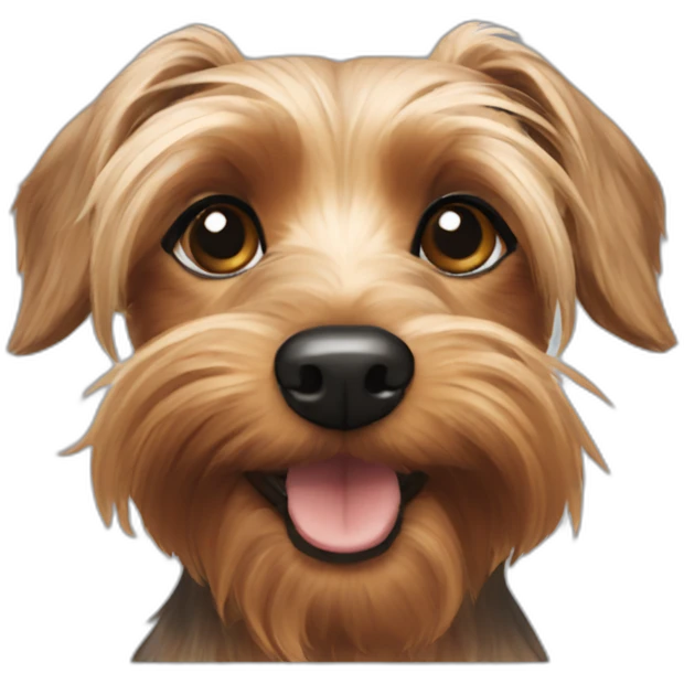 yorkie dachshund mix emoji