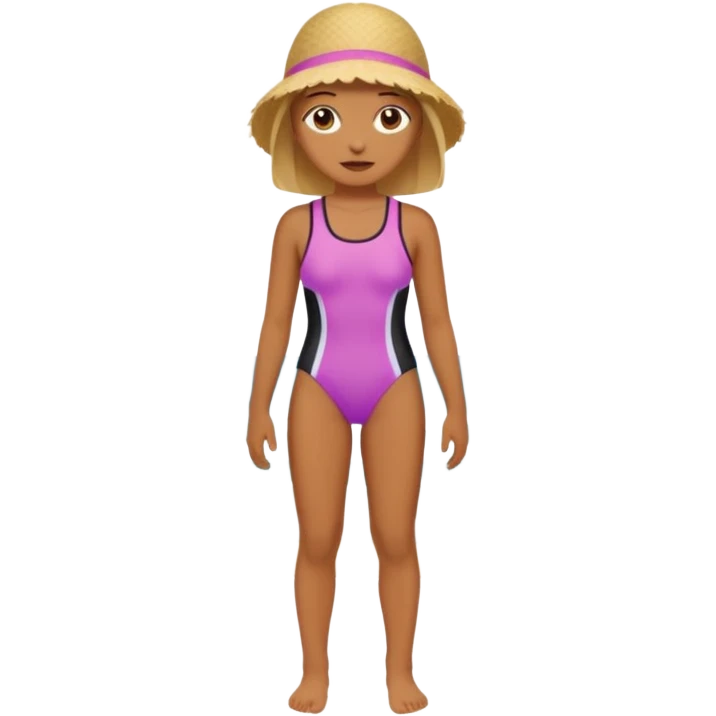 Tanning at the beach emoji