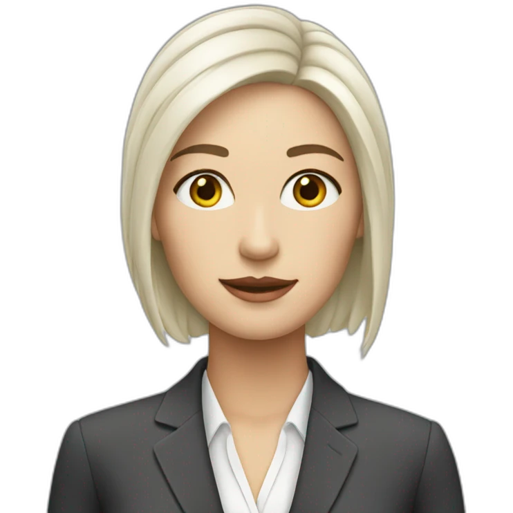 woman-white-skin-in-suit emoji