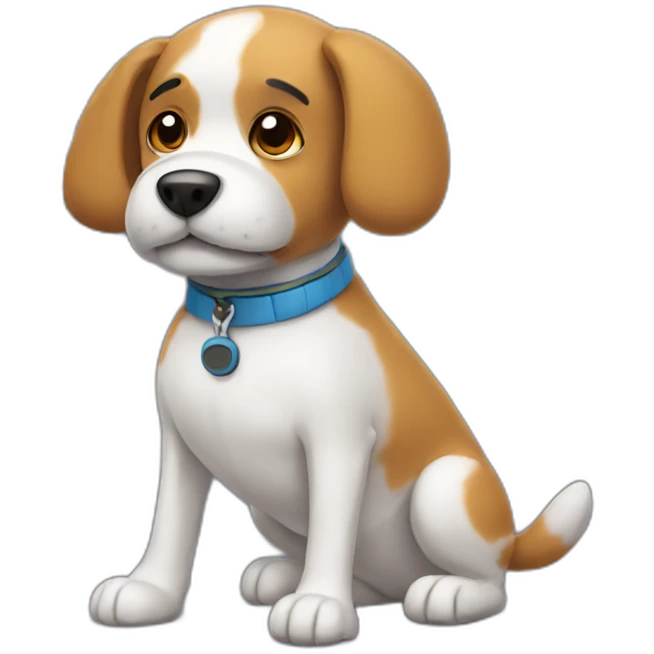 tennis-dog emoji