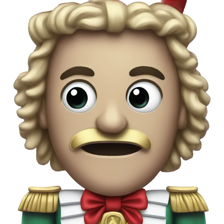 Evil nutcracker emoji