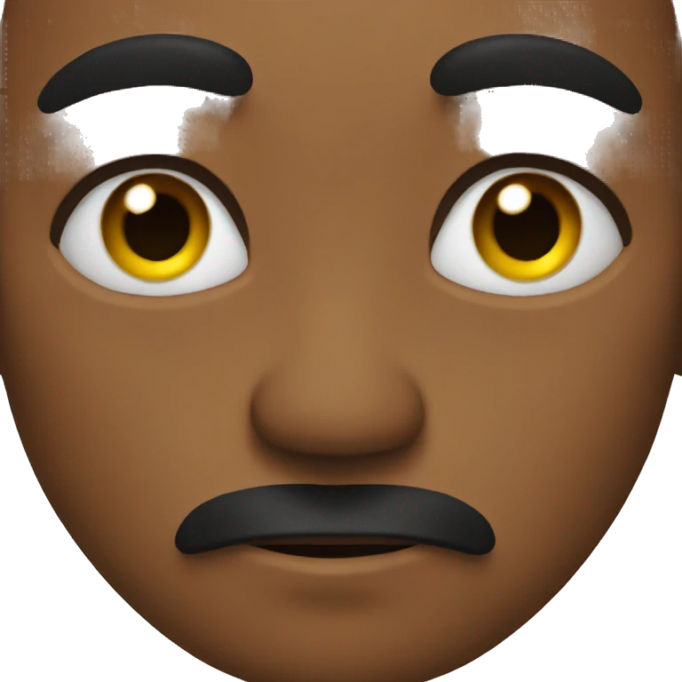 black stare emoji