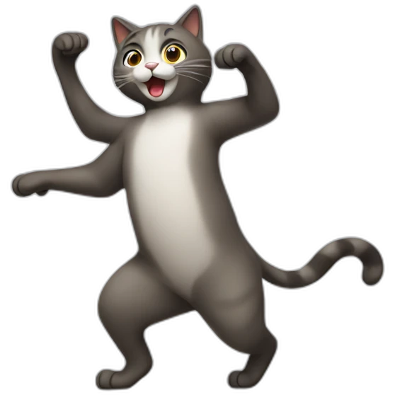 dancing cat emoji