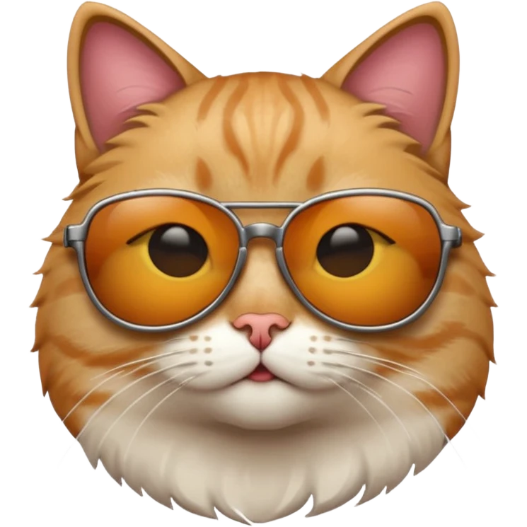 Cat wearing sunglasses emoji