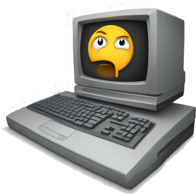 broken computer emoji