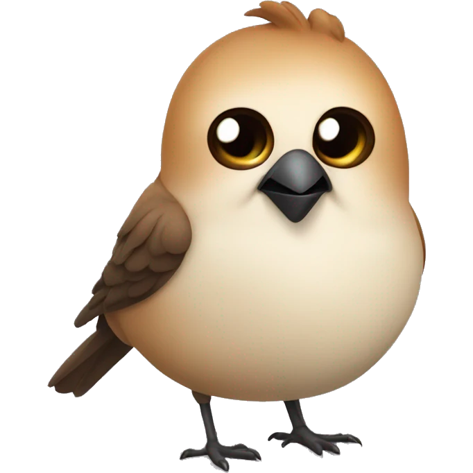 Chochop Bird wth raised eyebrow emoji