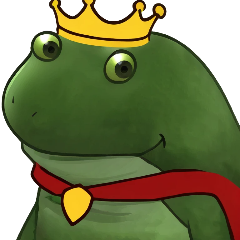 Slay frog emoji