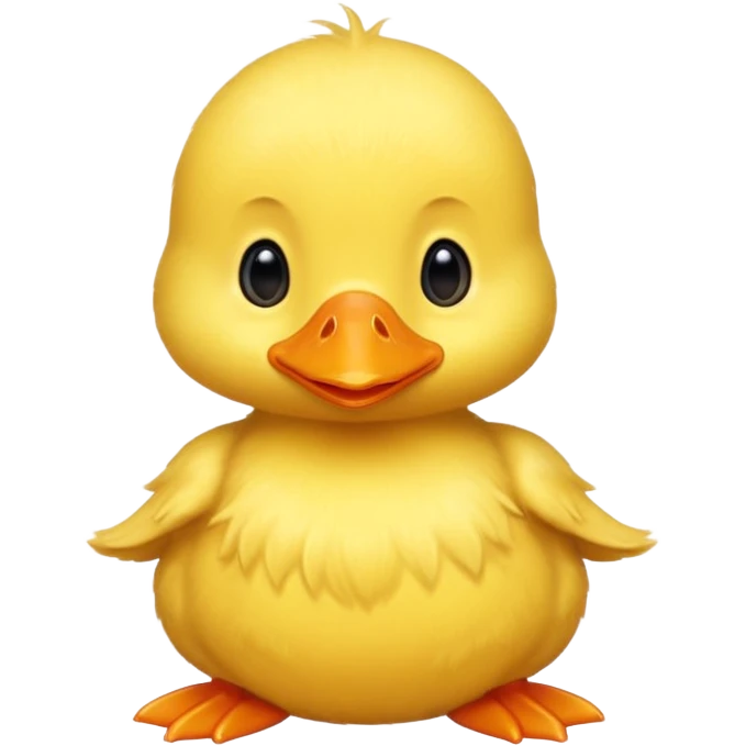 baby duck sitting emoji