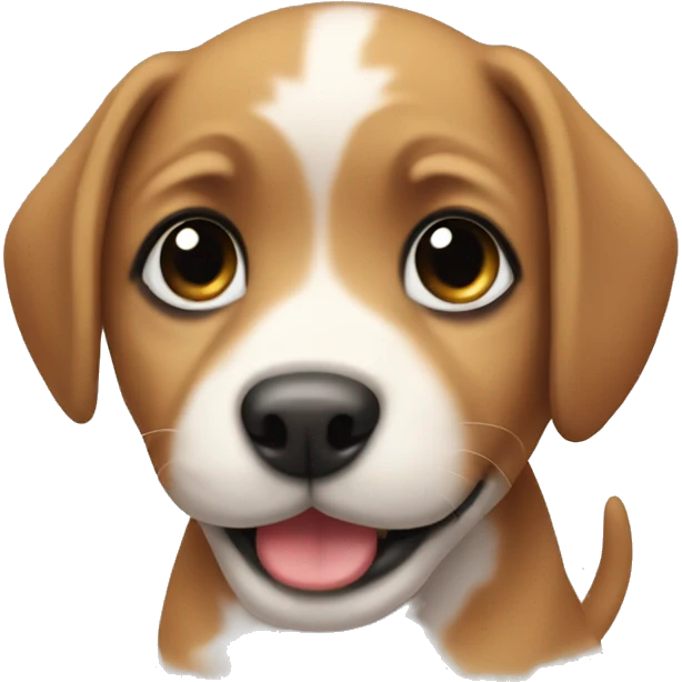 Cute puppy  emoji