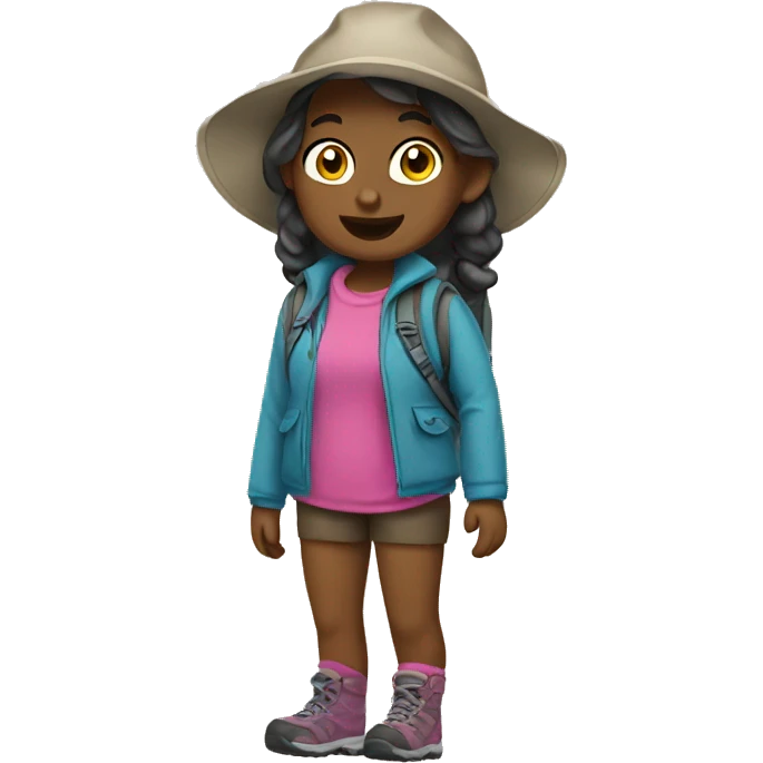 Girly hiking emoji  emoji